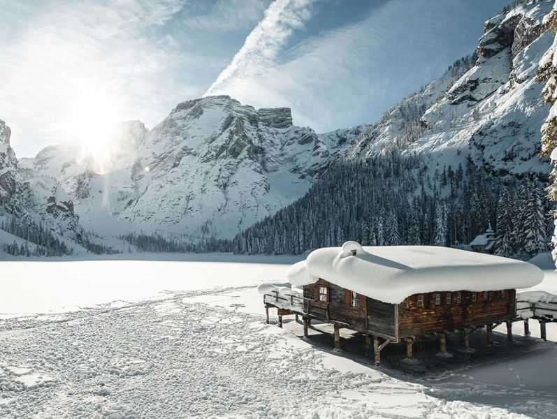 Il Lago di Braies in inverno