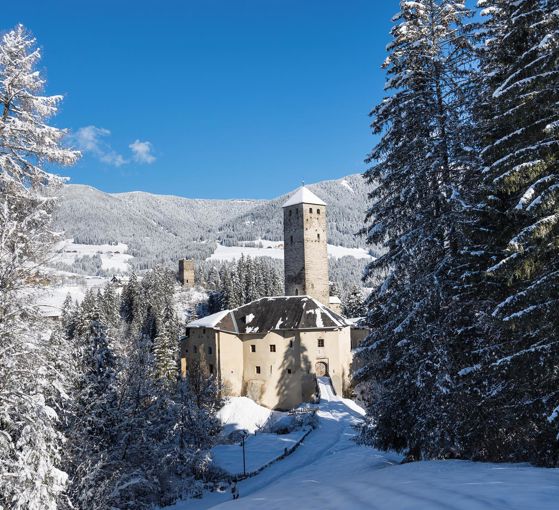Welsperg Castle in winter
