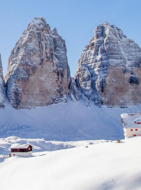 Le Tre Cime in inverno