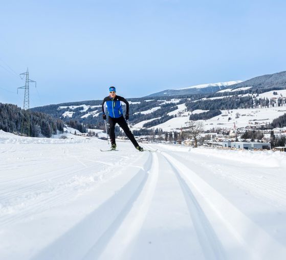 Cross-country skiing in Monguelfo/Welsberg