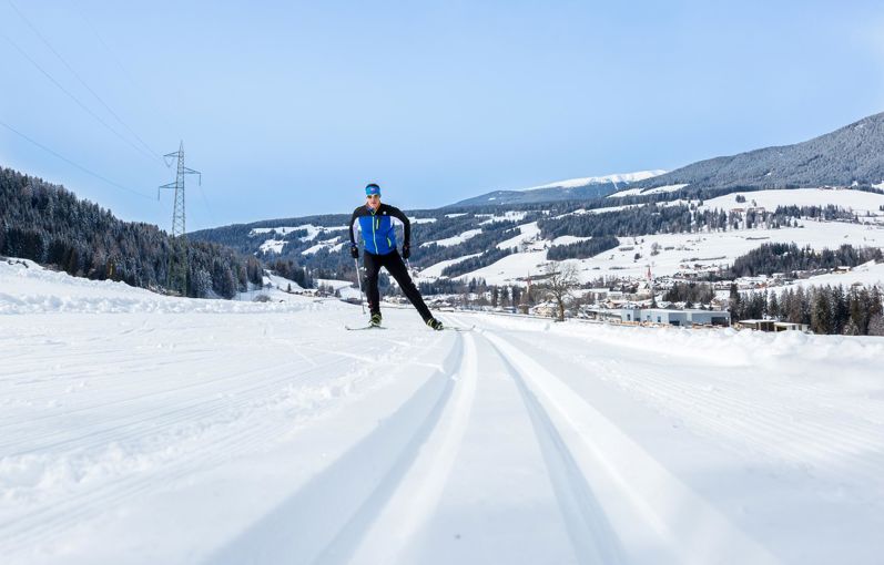 Cross-country skiing in Monguelfo/Welsberg