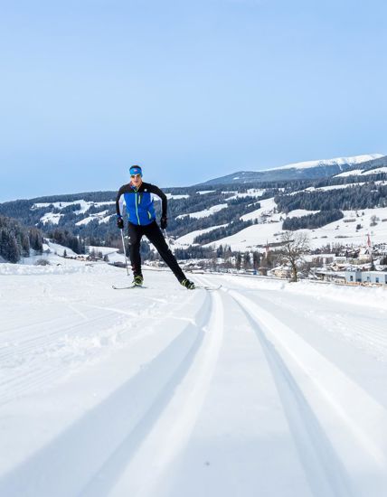 Cross-country skiing in Monguelfo/Welsberg