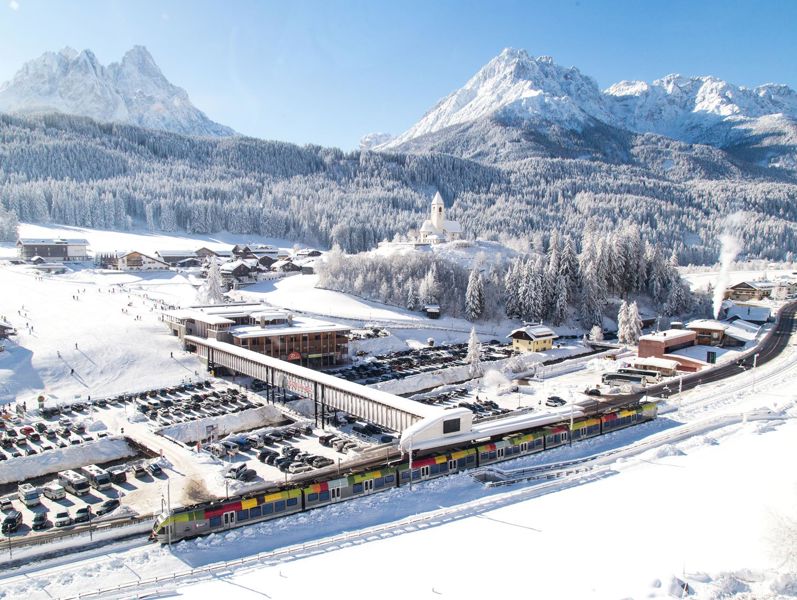 Scoprire l'Alto Adige in treno in inverno