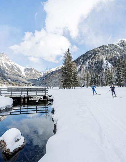 Langlaufen rund um den Antholzer See