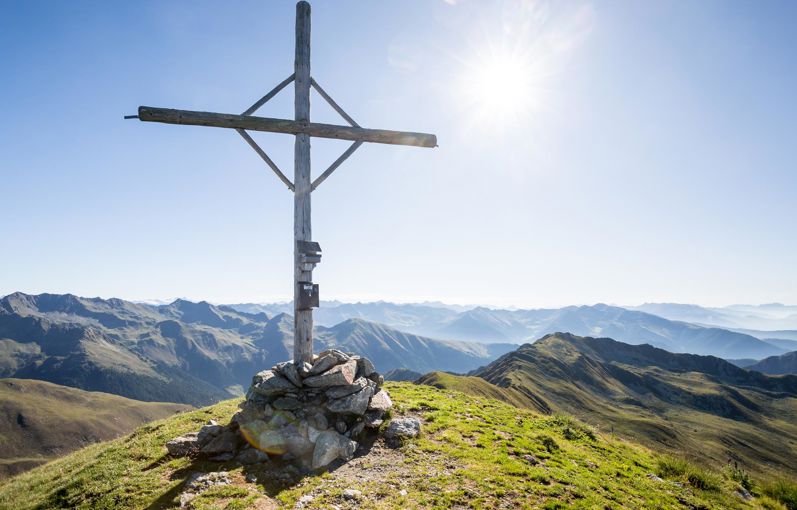 In cima ad una montagna