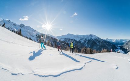 Snowshoe hiking in Val Casies/Gsiesertal Valley