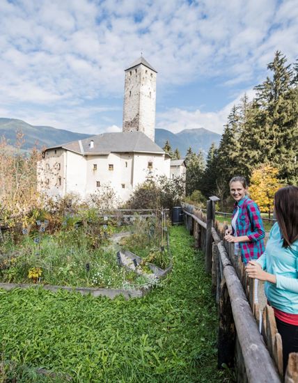 Welsperg Castle with garden