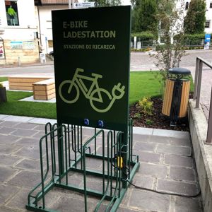 E-bike charging station in Monguelfo