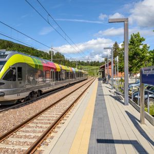 Stazione ferroviaria a Monguelfo