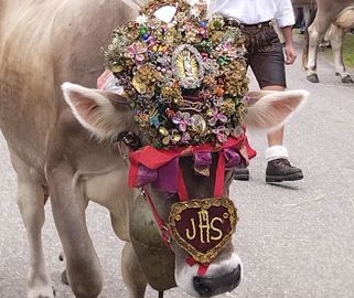 Village celebrations Keila Kirschta in Val Casies Valley