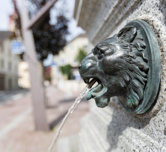 Achtsam am Berg - Brunnen Pavillon