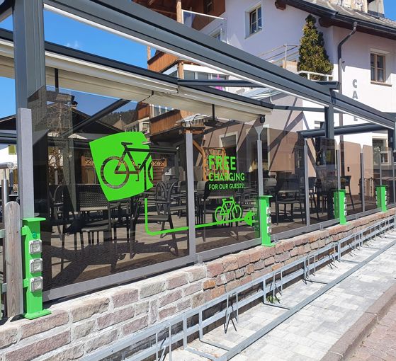 E-bike charging station Dorfcafe