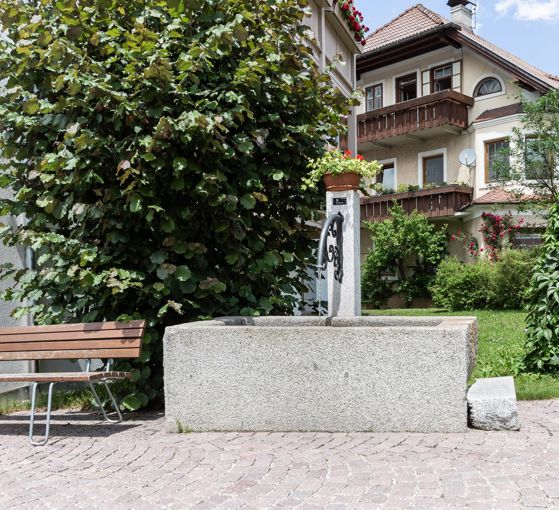 Respect the mountain - Public fountain Messenhaus